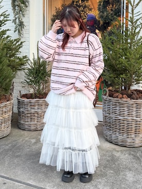 みさとさん（レディース・152cm）の冬コーディネート