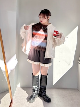 みさとさん(レディース・152cm)の冬コーディネート