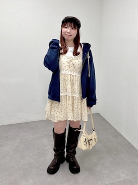 みさとさん（レディース・152cm）の春コーディネート