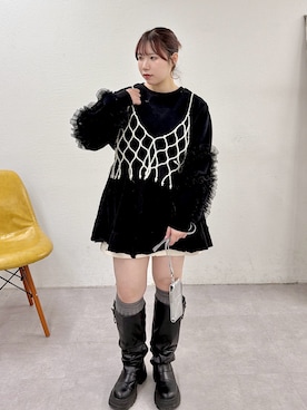 みさとさん（レディース・152cm）の冬コーディネート