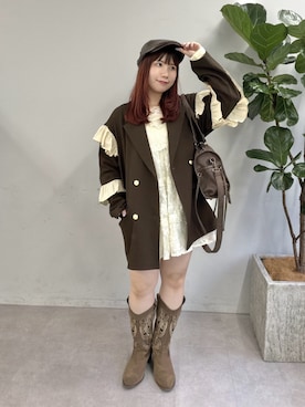 みさとさん(レディース・152cm)の秋コーディネート