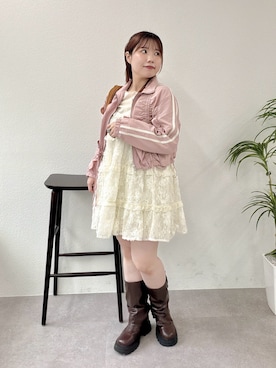 「キャミワンピ」｜みさとさん（レディース・152cm）の秋コーディネート