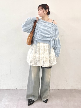 みさとさん（レディース・152cm）の秋コーディネート