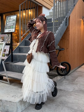 みさとさん（レディース・152cm）の冬コーディネート