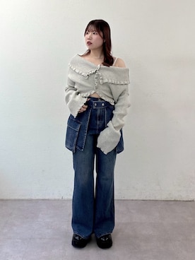 みさとさん（レディース・152cm）の冬コーディネート