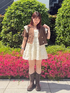 みさとさん（レディース・152cm）の夏コーディネート