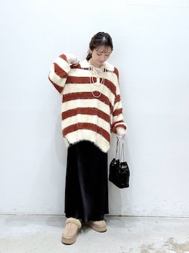 「アイテム（ママ＆ベビー）」を使った、raiさん（レディース・154cm）の秋コーディネート