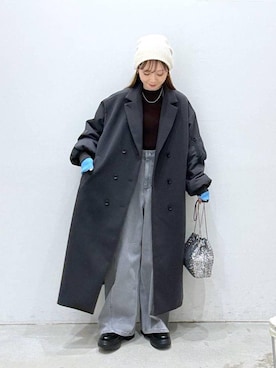 raiさん（レディース・154cm）の冬コーディネート