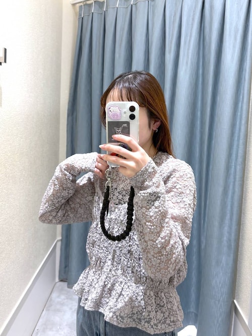 セール】レースキャミ長袖プルオーバー《2点セット》 639400（Tシャツ