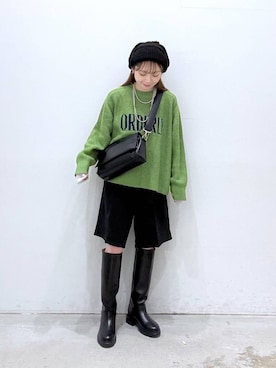 「アイテム（ブーツ）」を使った、raiさん（レディース・154cm・30代）の冬コーディネート