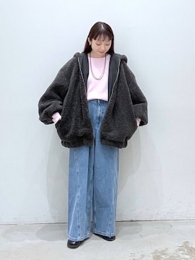 raiさん（レディース・154cm）の冬コーディネート