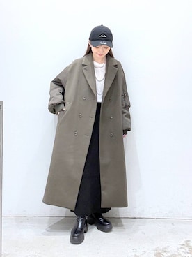 「アイテム（その他アウター）」を使った、raiさん（レディース・154cm・20代）の秋コーディネート