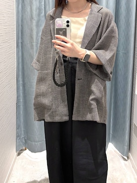 「Me%（ミィパーセント）のアイテム」を使った、raiさん（レディース・154cm）の春コーディネート