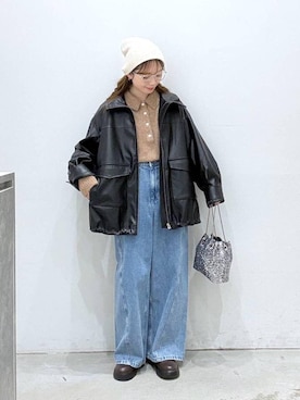 raiさん（レディース・154cm）の冬コーディネート