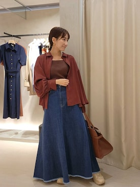   NATSUさん（レディース・152cm）の秋コーディネート