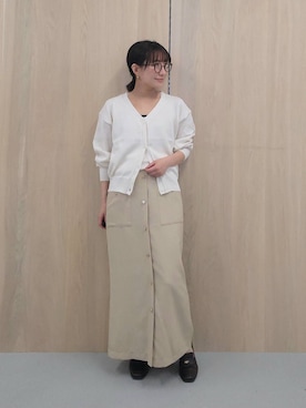 「アイテム（アンサンブル）」を使った、  NATSUさん（レディース・152cm）の春コーディネート