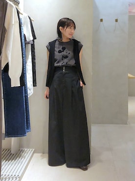 「Disney（ディズニー）のアイテム」を使った、  NATSUさん（レディース・152cm）の春コーディネート