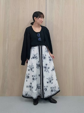 「アイテム（アンサンブル）」を使った、  NATSUさん（レディース・152cm）の春コーディネート