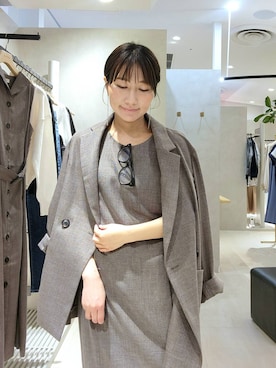 「Elura（エルーラ）のアイテム」を使った、  NATSUさん（レディース・152cm）の春コーディネート