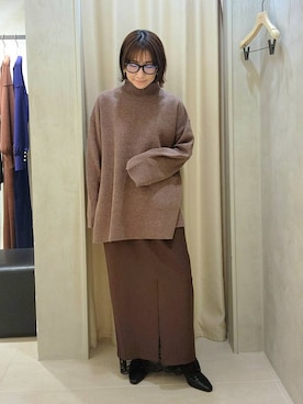 「Andemiu（アンデミュウ）のアイテム」を使った、  NATSUさん（レディース・152cm）の秋コーディネート