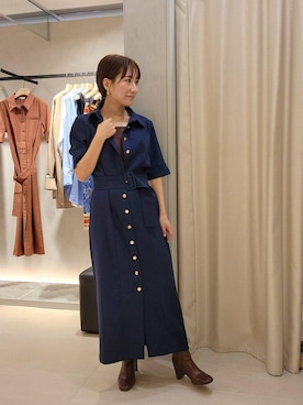 「アイテム（財布/小物）」を使った、  NATSUさん（レディース・152cm）の秋コーディネート