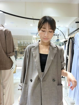 「Andemiu（アンデミュウ）のアイテム」を使った、  NATSUさん（レディース・152cm）の夏コーディネート