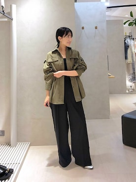 「Andemiu（アンデミュウ）のアイテム」を使った、  NATSUさん（レディース・152cm）の夏コーディネート