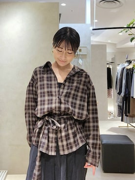 「Andemiu（アンデミュウ）のアイテム（その他パンツ）」を使った、  NATSUさん（レディース・152cm）の秋コーディネート