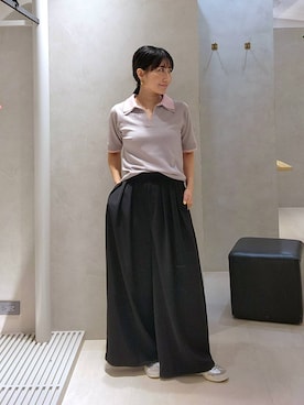 「Andemiu（アンデミュウ）のアイテム」を使った、  NATSUさん（レディース・152cm）の夏コーディネート