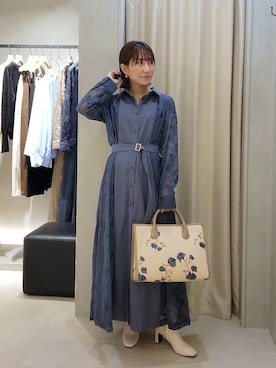 「Andemiu（アンデミュウ）のアイテム」を使った、  NATSUさん（レディース・152cm）の秋コーディネート