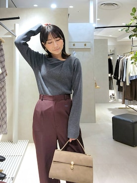 「Andemiu（アンデミュウ）のアイテム」を使った、  NATSUさん（レディース・152cm）の秋コーディネート