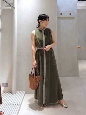 「Andemiu（アンデミュウ）のアイテム」を使った、  NATSUさん（レディース・152cm）の夏コーディネート
