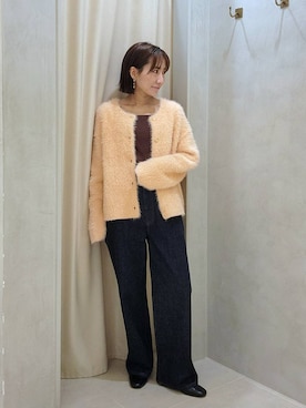 「アイテム（キーホルダー）」を使った、  NATSUさん（レディース・152cm）の秋コーディネート
