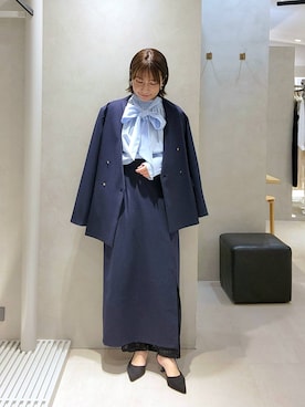   NATSUさん（レディース・152cm）の冬コーディネート