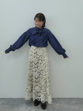   NATSUさん（レディース・152cm）の冬コーディネート