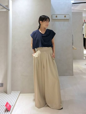 「Andemiu（アンデミュウ）のアイテム」を使った、  NATSUさん（レディース・152cm）の夏コーディネート