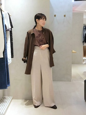 「Disney（ディズニー）のアイテム」を使った、  NATSUさん（レディース・152cm）の春コーディネート