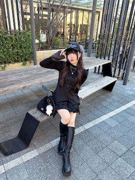 もぐもぐうさぎ🐰さん（レディース・157cm）の冬コーディネート