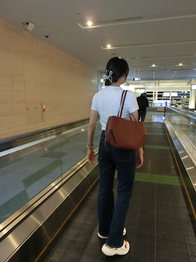「crocs（クロックス）のアイテム」を使った、0bonvoyage0さん（骨格ナチュラル・レディース・164cm）の冬コーディネート