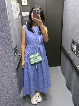 「アイテム（ワンピース/ドレス）」を使った、0bonvoyage0さん（レディース・164cm）の秋コーディネート