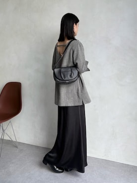 「ショートパンツ」｜「アイテム（その他アウター）」を使った、Eriさん（レディース・162cm）の秋コーディネート