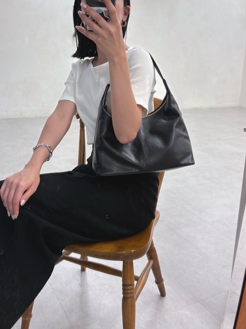 【gemeil ジェムイル】ワンハンドルミニショルダーバッグ ブラック gemeil ショルダーバッグ バッグ 「待望の復刻！」ワンハンドルミニ