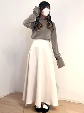 「classicalelf（クラシカルエルフ）のアイテム」を使った、みぃこさん（骨格ナチュラル・レディース・156cm）の冬コーディネート
