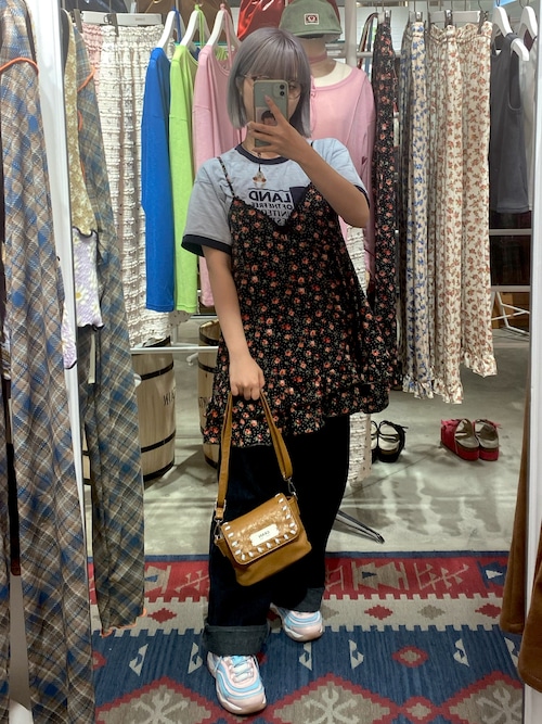 セール】カットフラワーキャミチュニックワンピース（チュニック