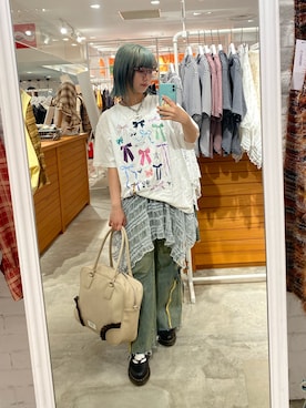 「チュールスカート」｜「アイテム（パンツ）」を使った、kaorun1027さん（レディース・148cm）の夏コーディネート