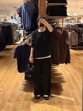 「MUJI Labo（ムジラボ）のアイテム」を使った、n  /  無印良品  さん（レディース・155cm）の秋コーディネート
