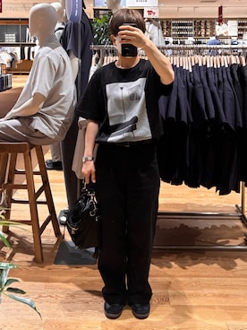 「PORTER（ポーター）のアイテム」を使った、n  /  muji staffさん（レディース・155cm）の春コーディネート