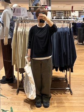 n / 無印良品 さん(レディース・155cm)の秋コーディネート