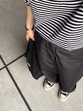 「MUJI Labo（ムジラボ）のアイテム」を使った、n  /  muji staffさん（レディース・155cm）の春コーディネート