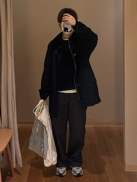 n  /  muji staffさん（レディース・155cm）の冬コーディネート